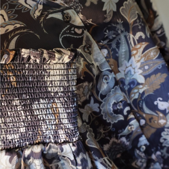 Floral Patterned women’s long sleeve Shirt - Picture 3 of 10